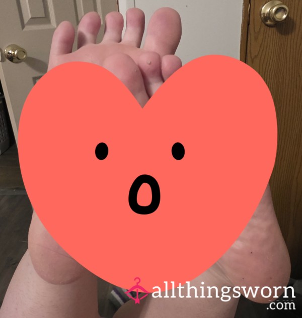 (5) Dirty Toes And Pink Soles 👣 5 Instant Pics, Close Ups, High Quality