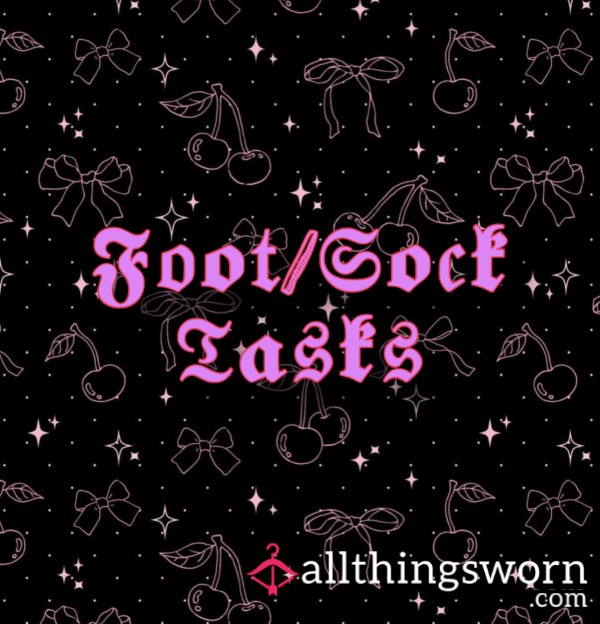 3 Foot/sock Related Tasks
