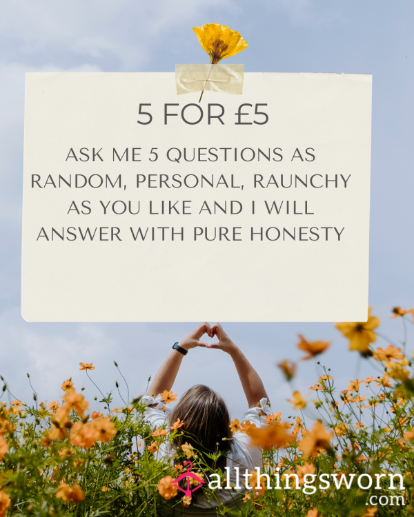 5 For £5