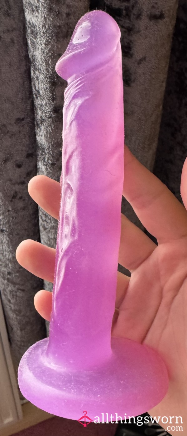 5 Inch Purple Silicone Di**o