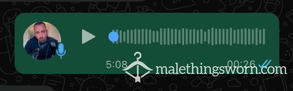🎤 5 Min+ Custom Humiliation Voice Note 🎤