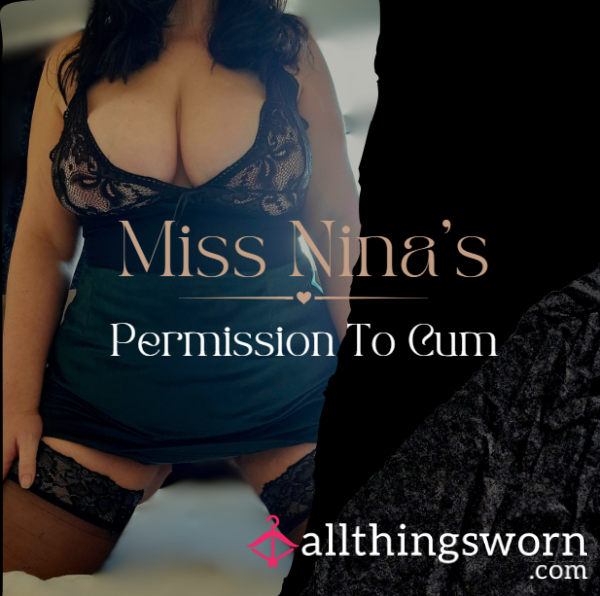 Permission To C*m 🖤 Experience Add On Available