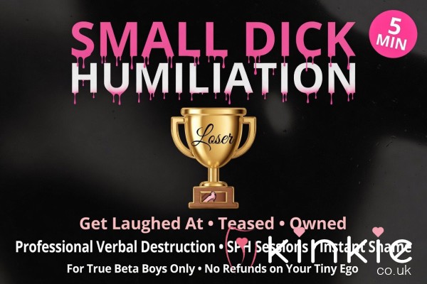 5 Minute Small D*ck Humiliation - Brutal SPH From Me