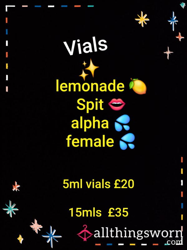 5 Or 15 Ml Vials - Body Fluids 💦
