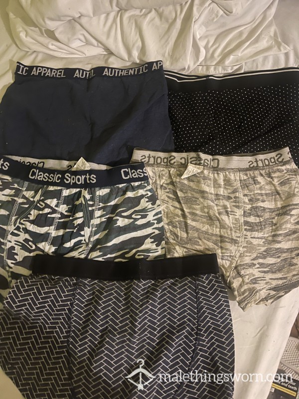 5 Pairs Of Boxers To Choose From