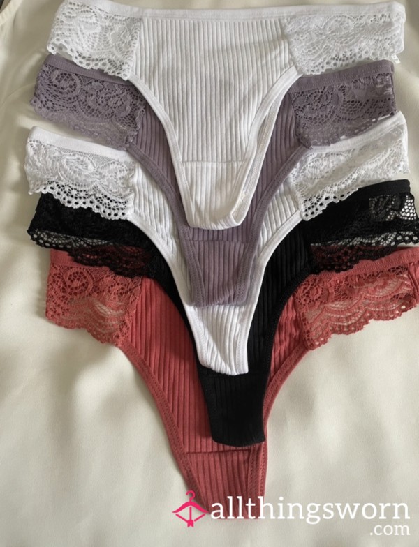 5 Pairs Of USED Undies 💋
