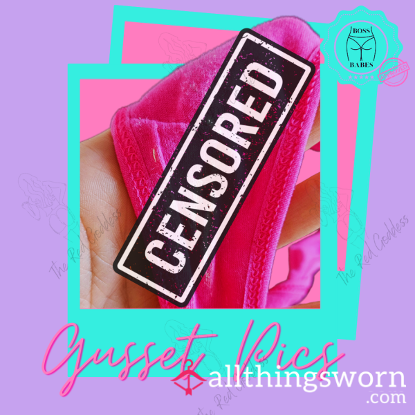 💦 5 Panty Gusset Preview Pics 🩲