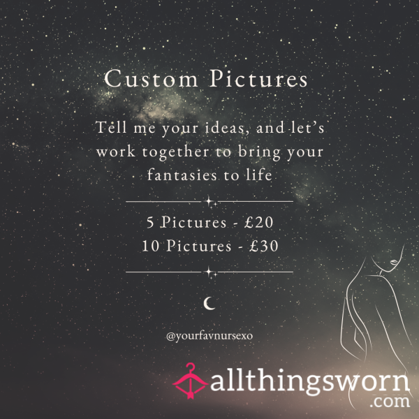 5 Custom Pictures For £20 ✨
