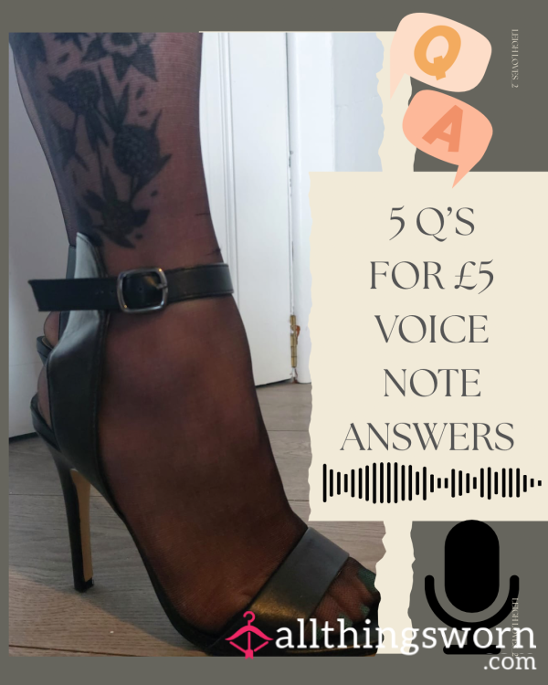 5 Questions For £5 With A Twist