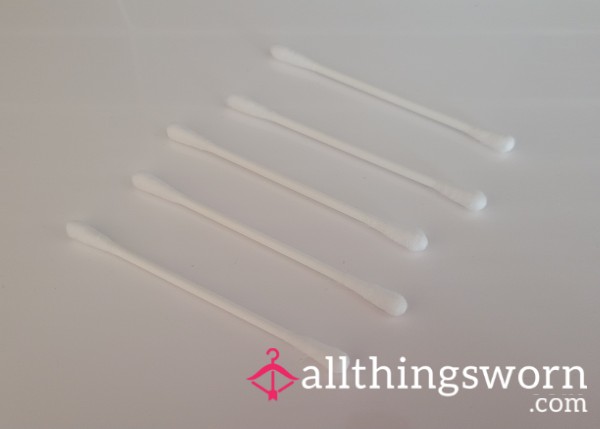 5 X Cotton Buds/ Q- Tips Used