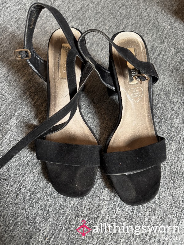 5 Years Worn Black Heels