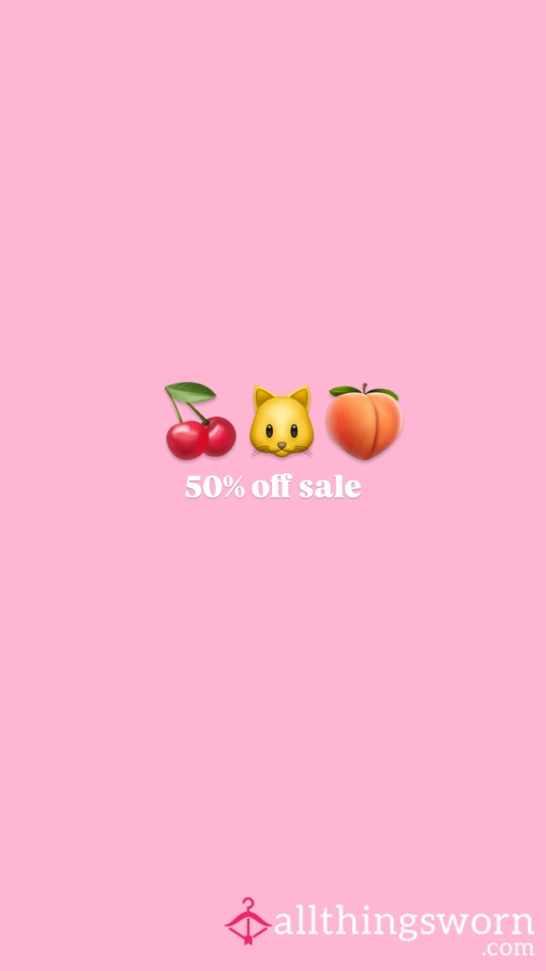 50% Off Sale When Advertised