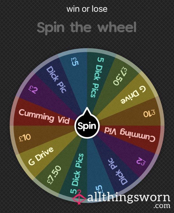 50/50 Wheel Spin