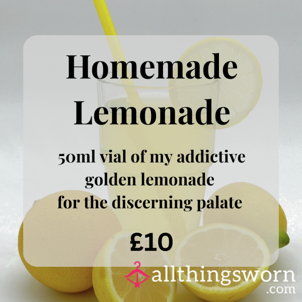 50ml Of Homemade Lemonade