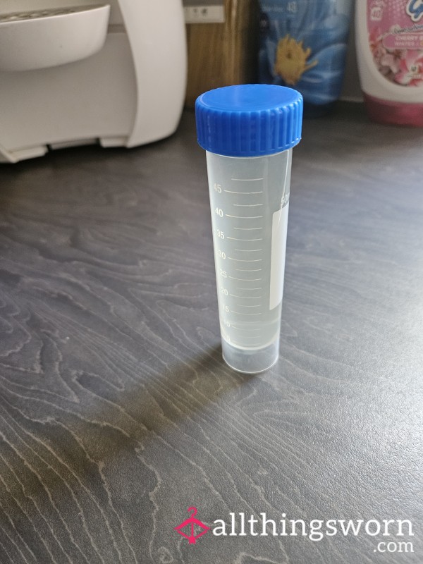 50ml Srew Cap Vials Filled With Fresh Lemonade. My Sweet Amber Nectar Xx