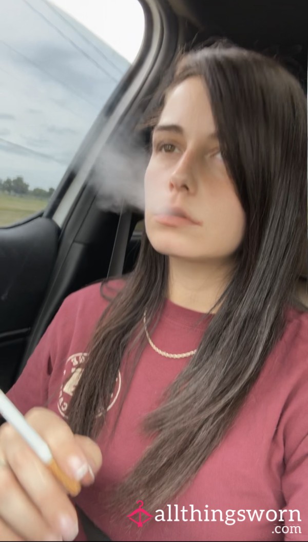 53 Sec Vid Of Me Smoking In My Car