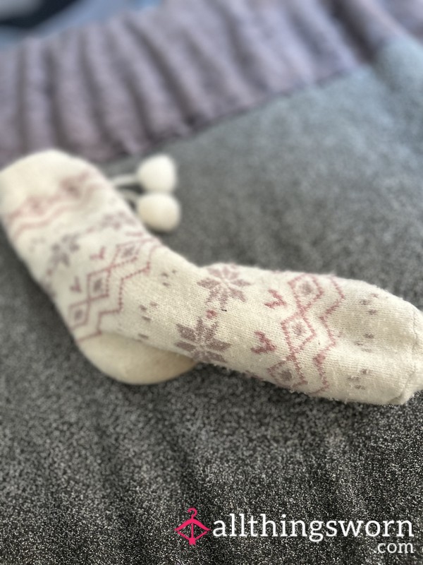 5Days Worn !!! Bedtime Socks - Used So Well …..