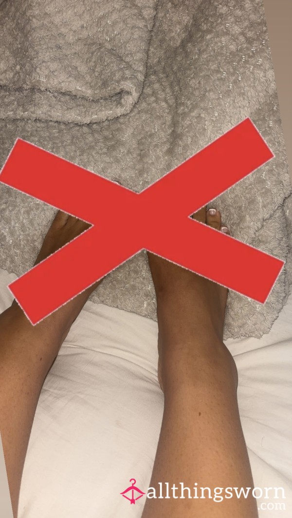 5x French Tip Feet Pics
