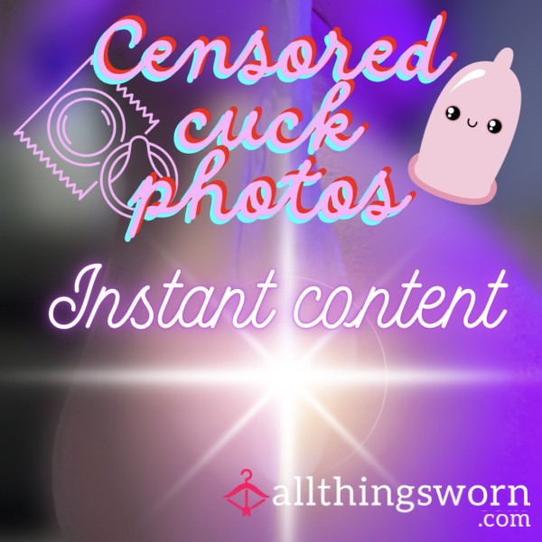 5x Photos Of Me Teasing Holding A Nice Full Condom 😈 But You Don’t Get To See Me 😈 Censored Just For You Cuckie 😉