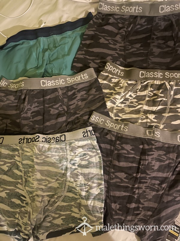 6 Pairs Of Boxers To Choose From