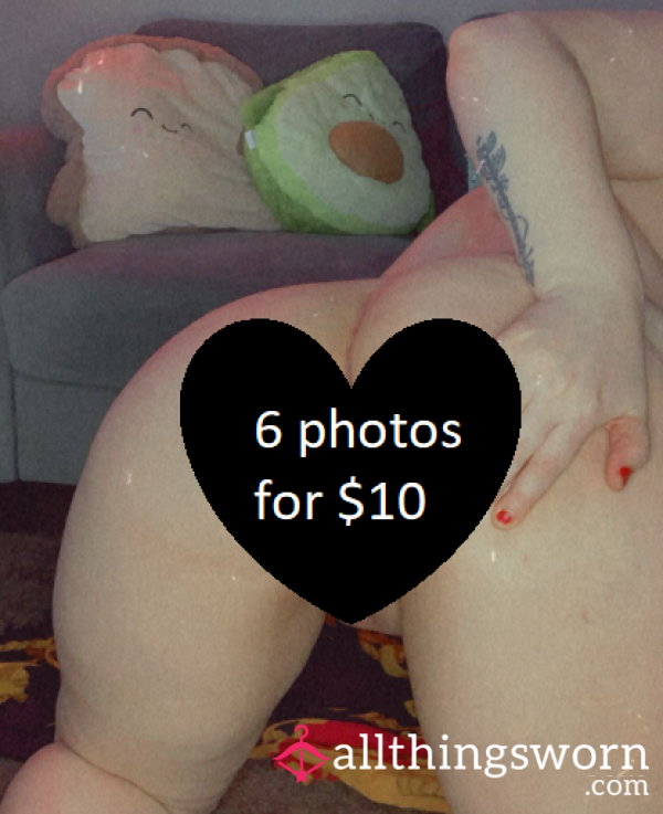 6 Photos, From The Back POV, Spread Wide