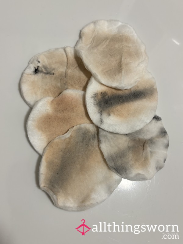 6 Used Make Up Pads + FREE Postage 🔥
