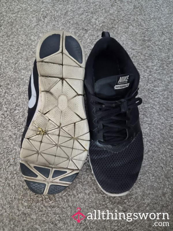 6-Year Worn Trainers | Authentic Well-Used Gym & Daily Wear | Size UK 7