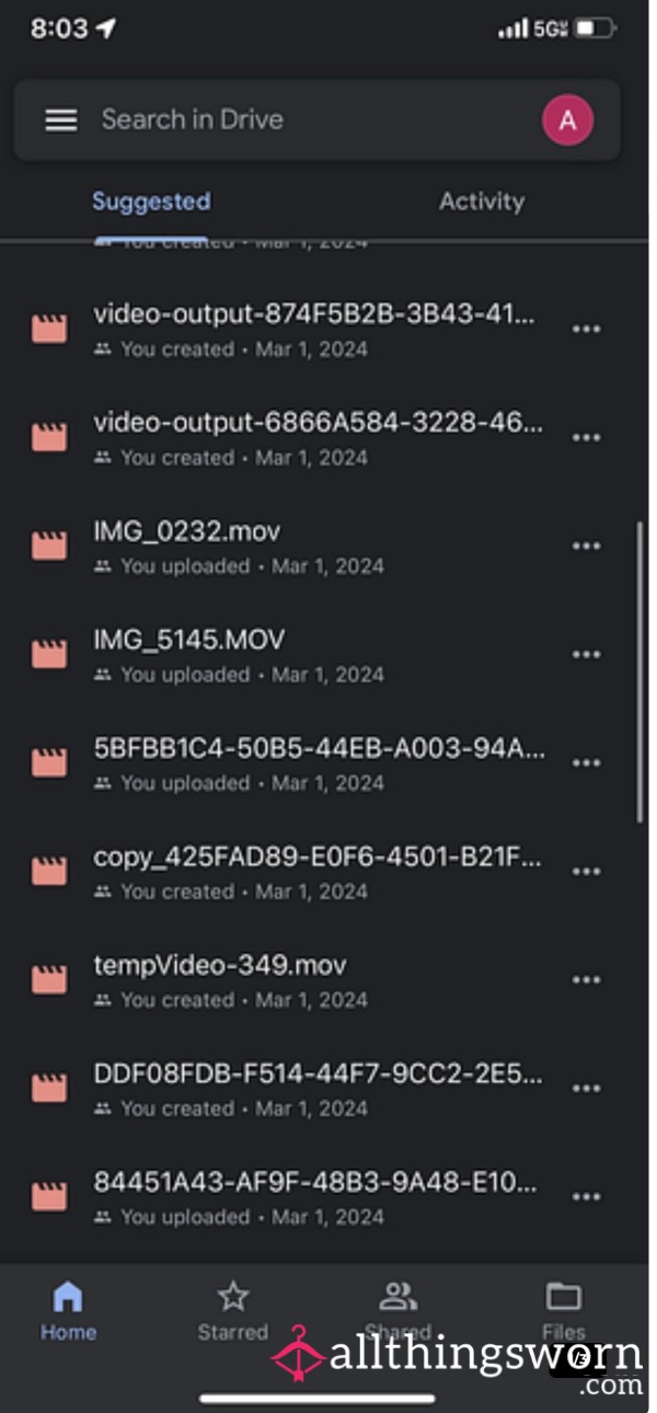 7 Day Accesss To My G-Drive