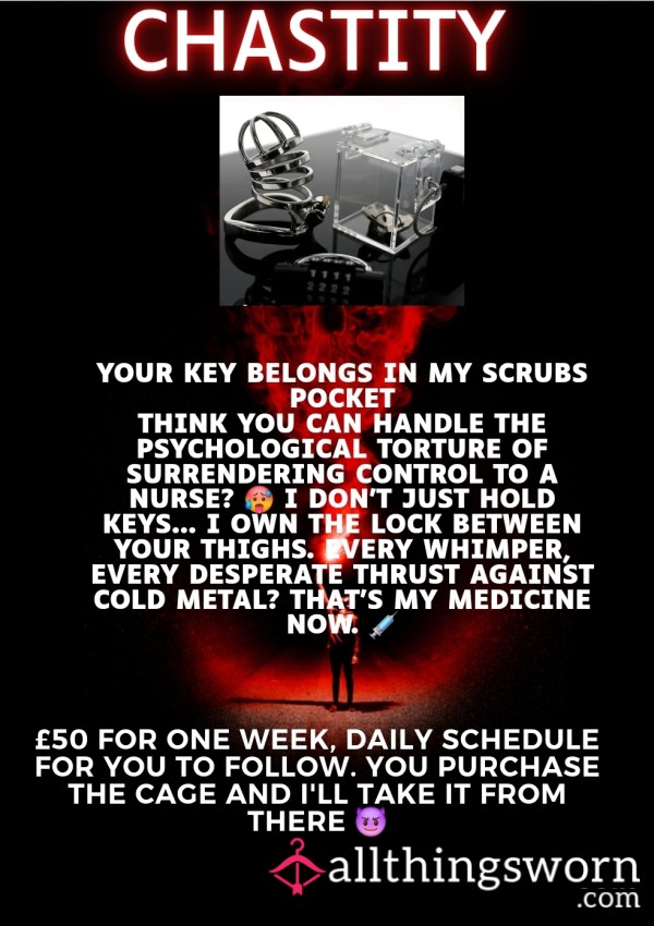 7 Day Chastity Experience With Your Dark Nurse