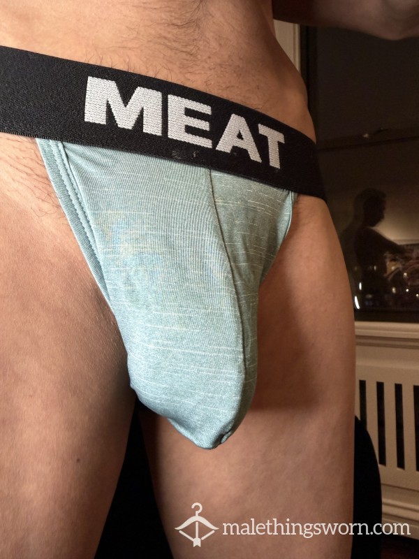 7 Day Gym/Work Jockstrap Prec*m Pi*s Filled Jock C*m Stained