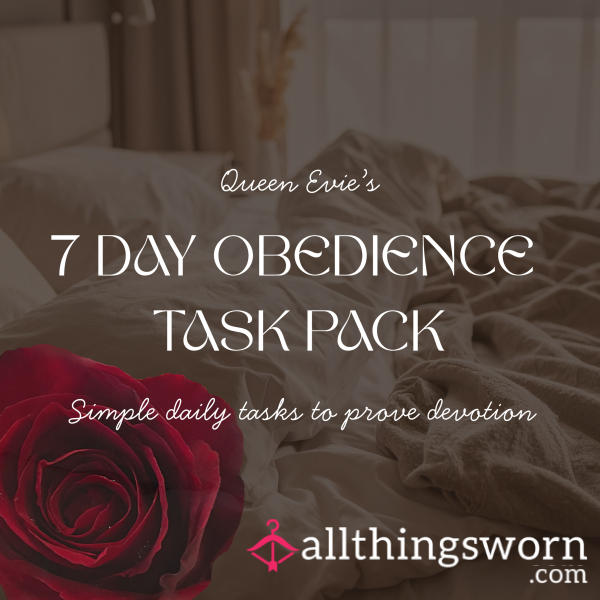 7 Day Obedience Task Pack