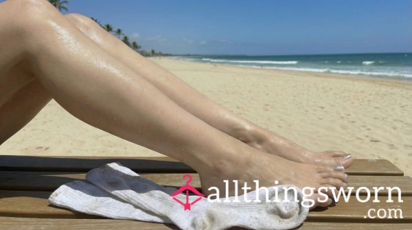 7-Day Scent Soaked Socks 👣💦 • Cardio 🏃‍♀️‍🔥 Campus 📚 & Beach Run Mix 🏖️