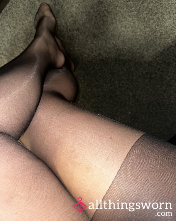 7 Day Wear Black 10-15 Denier Pantyhose ✈️😮‍💨😍