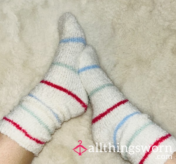 7 DAY WEAR - Toastie Smelly Bed Socks Worn For A Week..