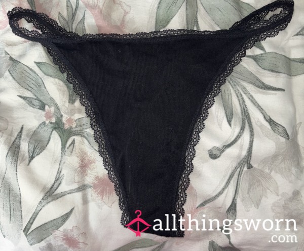 🖤 7-Day Worn Black Panties 🖤