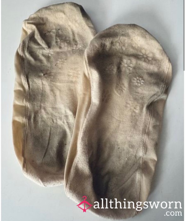 7 Days Worn Nylon No Show Peds