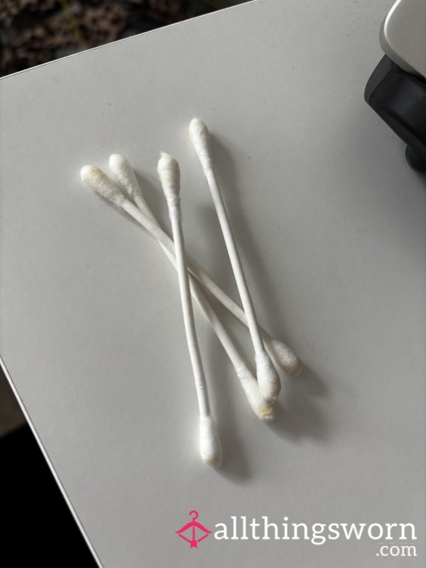 7 Days Worth Used - Cotton Ear Buds
