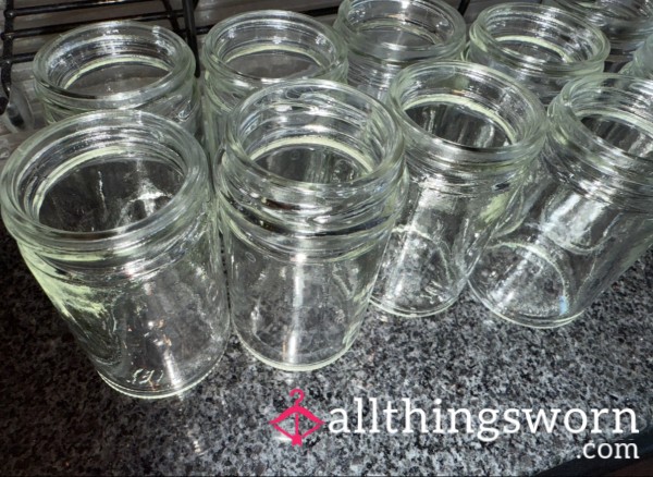 70 ML Gla** Vials Ready To Be Custom Filled 🤭 💦 Message Me For Add Ons