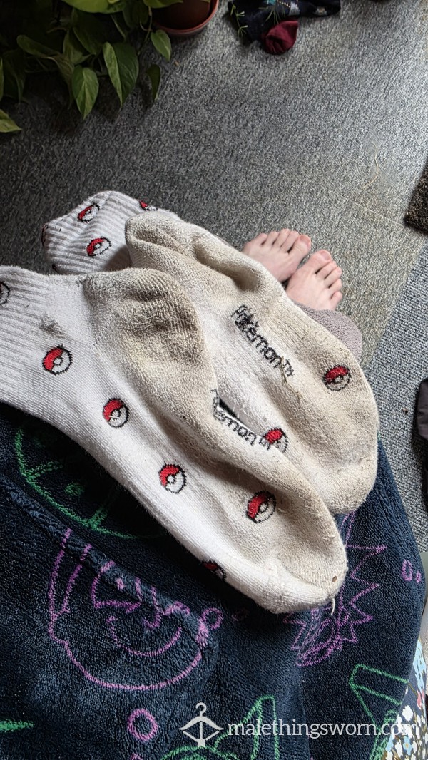 72 Hour Worn Pokemon Socks