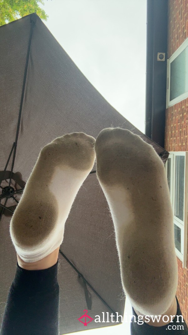 72 Hours Worn White Socks