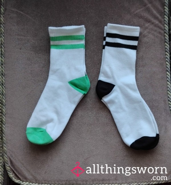 72hr Wear 💚🖤 Athletic Cotton Socks 💚🖤