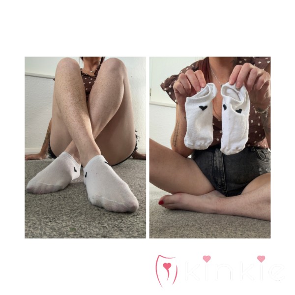 🌸 72hr Worn White Ankle Socks 🌸