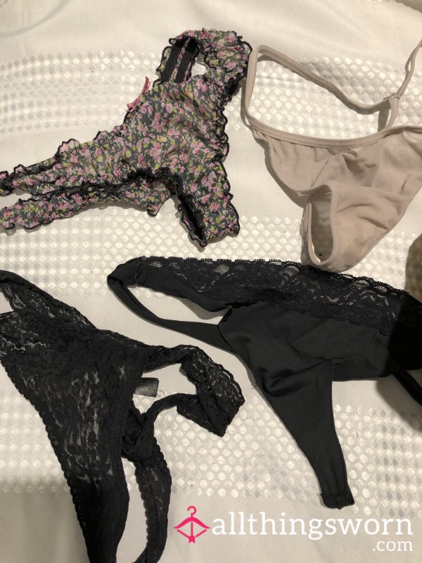 £50 For 4 Worn Thongs