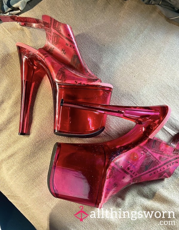 👠 8" Hot Pink Stilettos -  Ruined By Me, Worshipped By You💅🏾