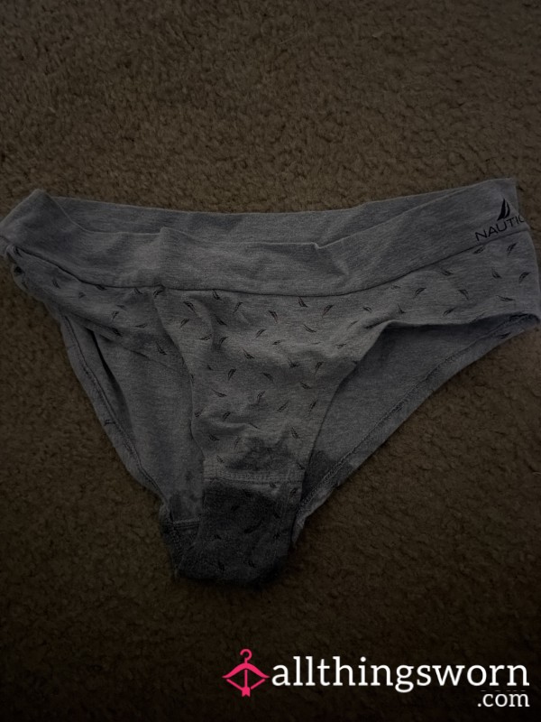 8 Hour Shift With These Babies On, Used Pantie!