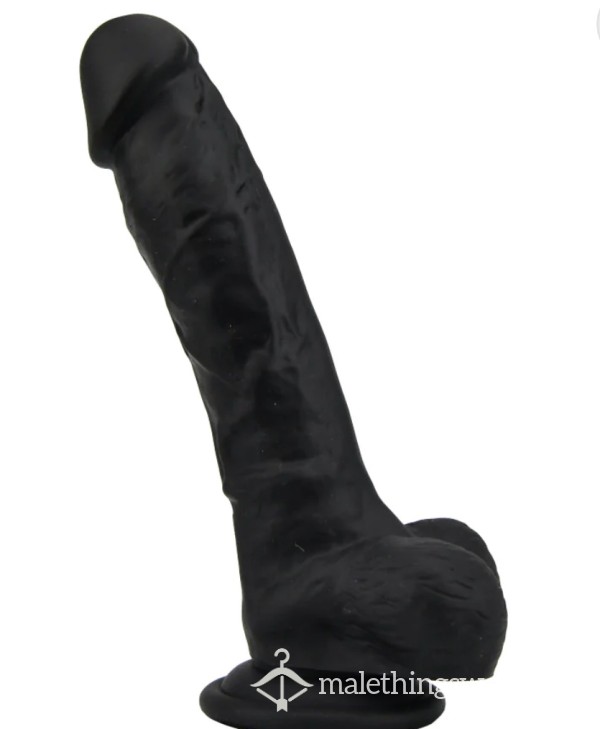 8 Inch Suction Di**o Ride - Balls Deep