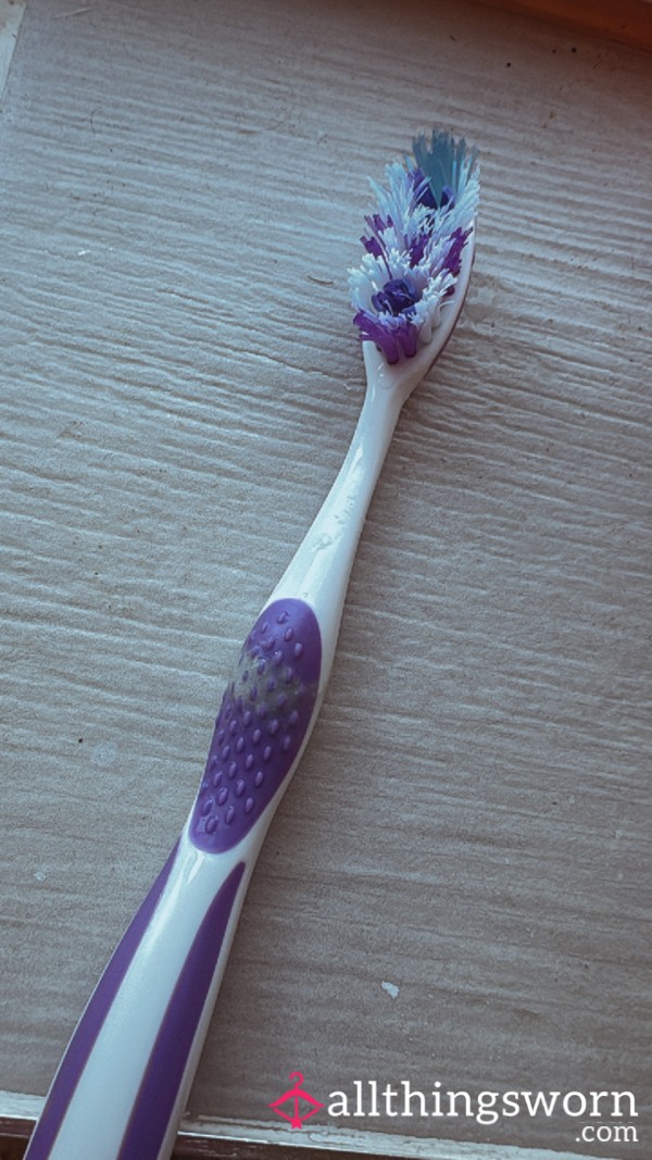8 Week Old Toothbrush!!