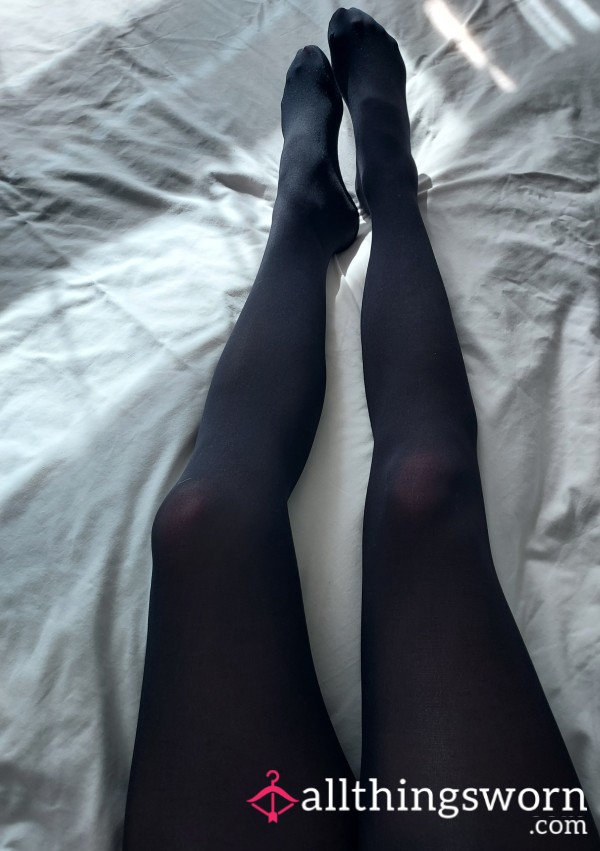 80 Denier Black Tights