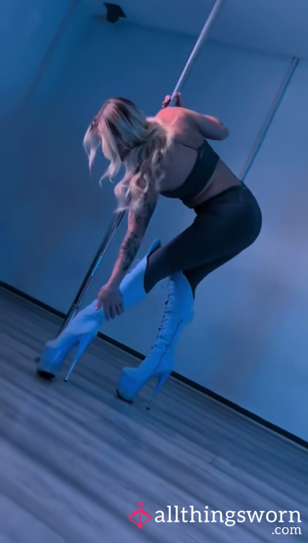 8inch Knee High Boots Pole Edition
