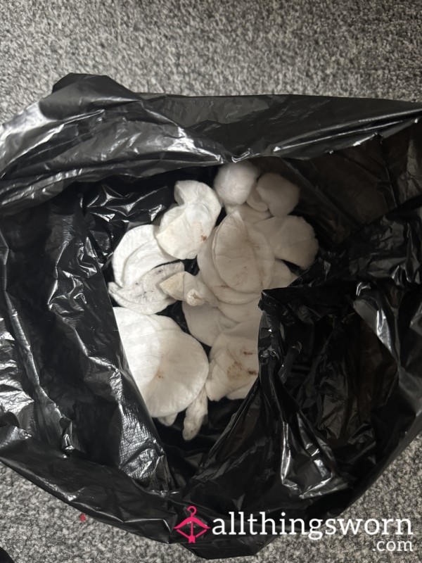 A Bag Full Of Used Cotton Pads😋